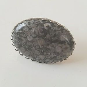 GASOLINE GLAMOUR fossil JASPER RING